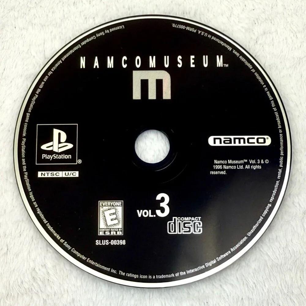 Sony PlayStation Namco Museum Vol. 3 1994 Namco
